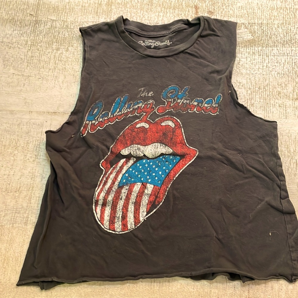 Rolling Stone Cropped Tank